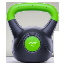 STARFIT Гиря пластиковая DB-501, 4 кг