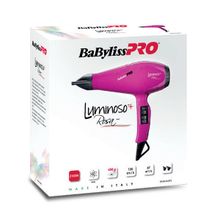 Фен профессиональный 2100Вт фуксия BaByliss Luminoso Plus Rosa Ionic BAB6360IFE