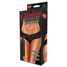 Ажурные трусики-тонг с вибро-пулей Hustler HVP01