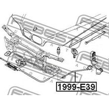 Трос Открывания Замка Капота Bmw 5 E39 1995-2003 Febest арт. 1999E39