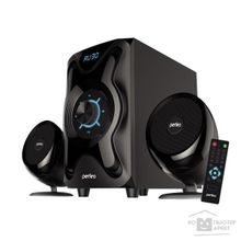 Perfeo колонки 2.1 "SHUTTLE", мощн 16W+6W 2, Bluetooth, AUX, FM, USB SD, ПДУ, чёрн PF-3670