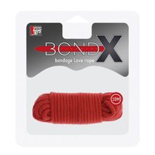 Dream Toys Красная веревка для связывания BONDX LOVE ROPE - 10 м. (красный)