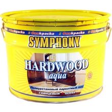 Финкраска Симфония Hardwood Aqua 10 л глянцевый