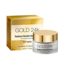 Дневной крем для нормальной и сухой кожи с Золотом Chic++ 24K Gold Radiance Booster Anti-Aging Revitalizing Day Cream 50мл