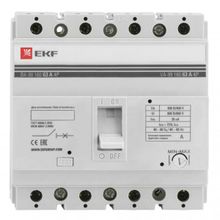 Автоматический выключатель ВА-99 160 63А 4P 35кА EKF | код. mccb99-160-63-4P | EKF