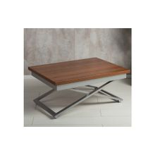 Слайн Стол-трансформер Левмар Accord D44 S59 (миланский орех хром)