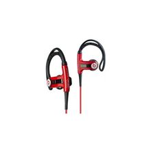 Вакуумные наушники с микрофоном и пультом управления для iPhone, iPad, iPod, Samsung и HTC Monster Powerbeats Sport, цвет red (129661-00)