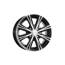 Колесные диски КиК Аттика (КС531) 5,5R13 4*100 ET38 d67,1 Алмаз-черный [арт.7096]