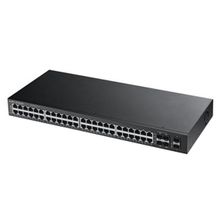 zyxel (zyxel gs1900-48 Интеллектуальный коммутатор gigabit ethernet с 48 разъемами rj-45 и 2 sfp-слотами) gs1900-48-eu0101f