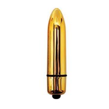 Topco Sales Золотистая вибропуля Eve After Dark Vibrating Bullet (золотистый)