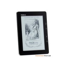 Электронная книга PageOne NPR-0630L с чехлом  6 Черный (Супер слим корпус 8,4 мм, дизайн Iphone 3GS, 2Гб, USB 2.0)