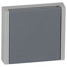 Plexo55  Розетка 3К+Н+З 20А 400В~ IP44 , серая |  код. 055708 |  Legrand