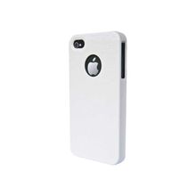 для iPhone Пластиковая накладка 4 панцирь белые капли icover