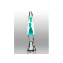 Лава лампа «астробэби» (хром) прозрачный бирюзовый