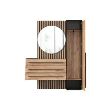 Алмаз. Любимый дом Неаполь Прихожая №8 (Черный Дуб Золотой)