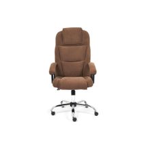 Tetchair Кресло BERGAMO (хром), коричневый