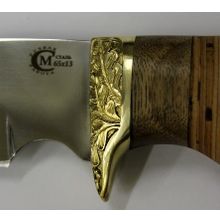 Россия Нож Ворсма туристический Легионер, сталь 65х13, дерево-орех (кузница Семина)