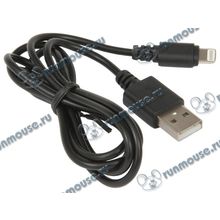 Кабель Gembird "Cablexpert CC-USB-AP2MBP" для Apple, Lightning, черный (1.0м) (ret) [140002]