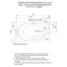 Aquatek Акриловая ванна Таурус L