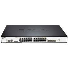 d-link dgs-3120-24pc 24-port managed l2+ poe gigabit switch, 20 10 100 1000base-t poe ports, 4 combo 1000base-t sfp, 2x10g cx4 for stacking (dgs-3120-24pc a1aei)