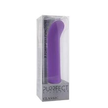 Dream Toys Фиолетовый вибратор PURRFECT SILICONE CLASSIC G-SPOT PURPLE - 17,5 см. (фиолетовый)