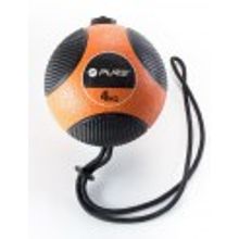 Pure2Improve Medicine Ball With Rope 4 кг