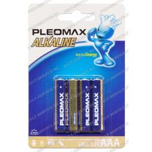 Батарейка Samsung Pleomax LR03 (AAA) (1,5V) блист-4