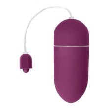 Фиолетовое гладкое виброяйцо Vibrating Egg - 8 см. (229480)