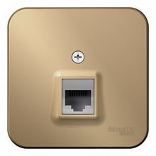 Розетка компьютерная 1xRJ45 Cat.5 BLANCA, титан |  код. BLNIA045004 |  Schneider Electric