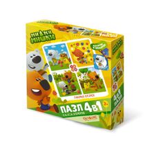 Пазл ORIGAMI МиМиМишки.Лакомый кусочек 4 в 1