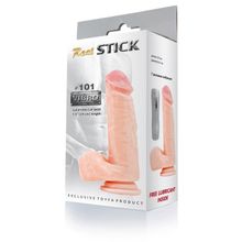 Вибратор телесный 7 режимов вибрации RealStick #101 19 см