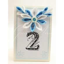 Карточки с номерами столов Gilliann Light Breeze NUM004