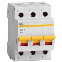 Выключатель нагрузки (мини-рубильник) ВН-32 3Р 20А | код. MNV10-3-020 | IEK
