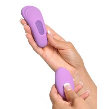 Pipedream Фиолетовый компактный вибростимулятор Remote Silicone Please-Her