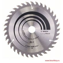 Bosch Пильный диск Bosch Optiline Wood 165х20 мм 36WZ (2608642602 , 2.608.642.602)