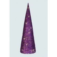 Christmas House Елка конусная для декора с Led подсветкой, 88*27 см, фиолетовый арт. o-101850