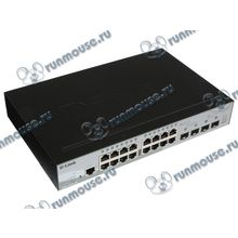 Коммутатор 1U 19" RM D-Link "DGS-1510-20 A1A" 16 портов 1Гбит сек. + 2 порта SFP + 2 порта SFP+, управляемый (oem) [138201]