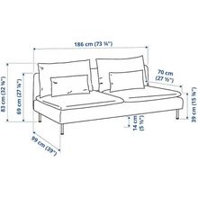 Смарт Диван прямой Седерхамн blue