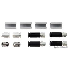 Osculati Hinge kit f. LEWMAR Low Profile, 19.903.05