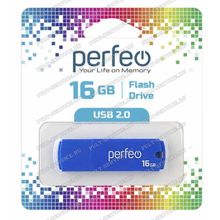 Флешка 16 Gb Perfeo PF-C05N016 Blue