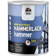 Dufa Premium Hammerlack 750 мл черная молотковая глянцевая