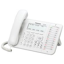 Цифровой системный телефон panasonic kx-dt546ruw белый