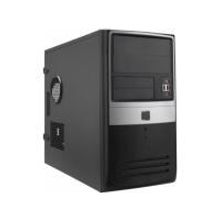 корпус inwin iw-emr003 black-silver, черно-серебристый, minitower, matx, 450 Вт, 5.25x2, 3.5x2