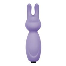 Фиолетовый мини-вибратор с ушками Emotions Funny Bunny Lavender