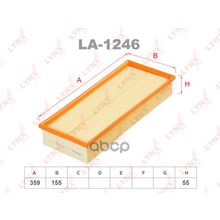 Фильтр Воздушный Mb S-Klasse (W140) 91-98 LYNXauto арт. LA1246