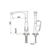 Raiber Смеситель для кухни Dunis R1202