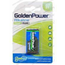 Батарейка Golden Power 6LR61 (9V) alkaline блист-1