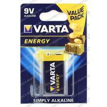 Батарейка Varta 6LR61 (9V) alkaline блист-1