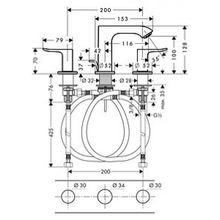 Смеситель Hansgrohe Metris 31083000 для раковины