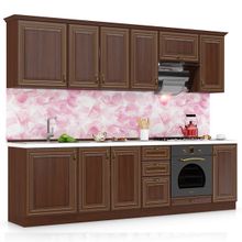 Любимый Дом Кухня Кантри Орех № 07 280 см., универсальная сборка ID - 287629